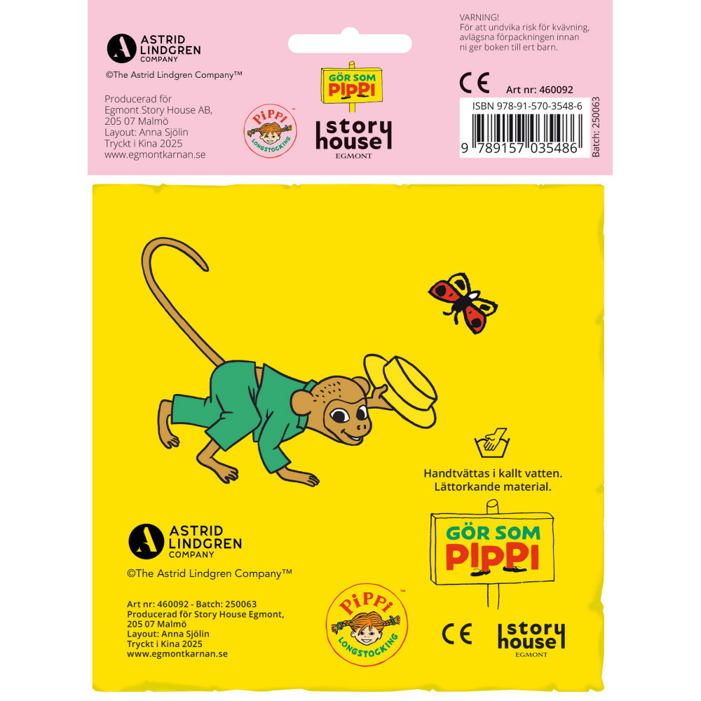 Prasselelbok - Utomhus Med Pippi Långstrump