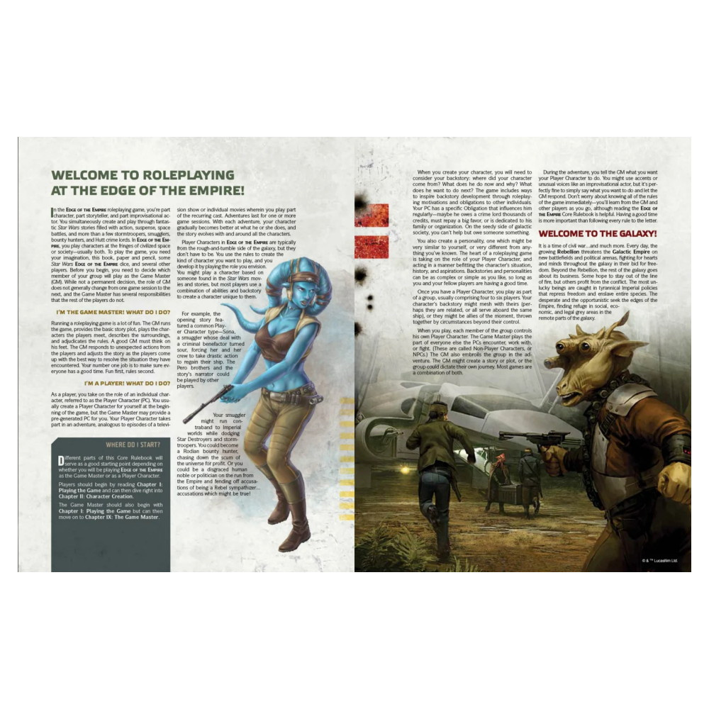 Star Wars RPG: Edge of the Empire - Core Rulebook