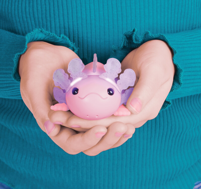 Fingerlings Axolot med Uppblåsbar Pool