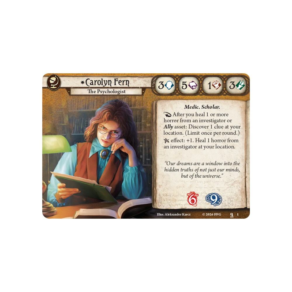 Arkham Horror: TCG Carolyn Fern Investigator Deck