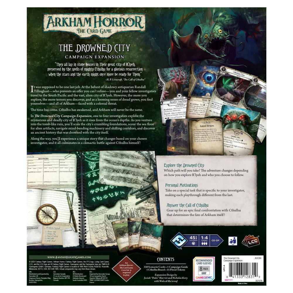 Arkham Horror: TCG - The Drowned City Campaign Expansion