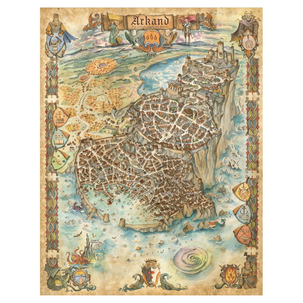 Drakar och Demoner - Arkand: Vågornas och flammornas stad