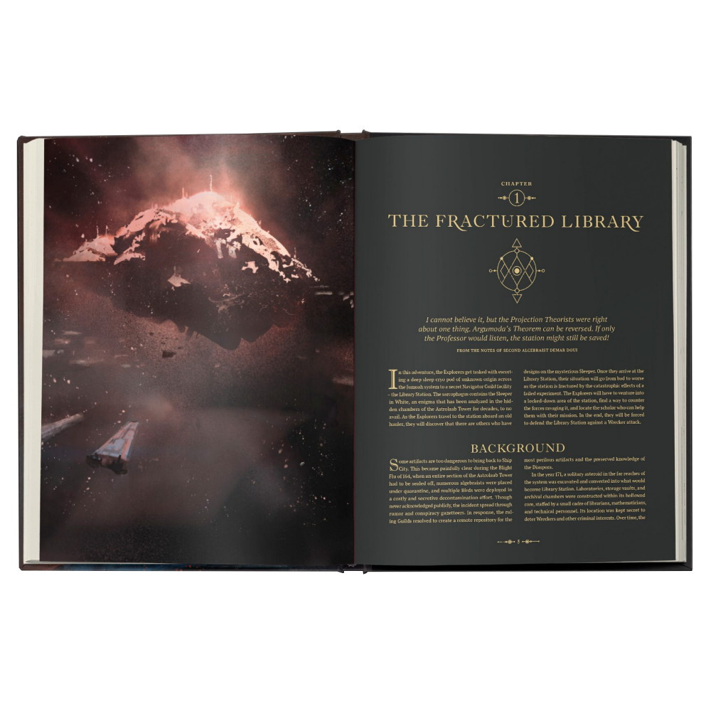 Coriolis: The Great Dark RPG - The Fractured Library & Other Tales From the Lost Horizon