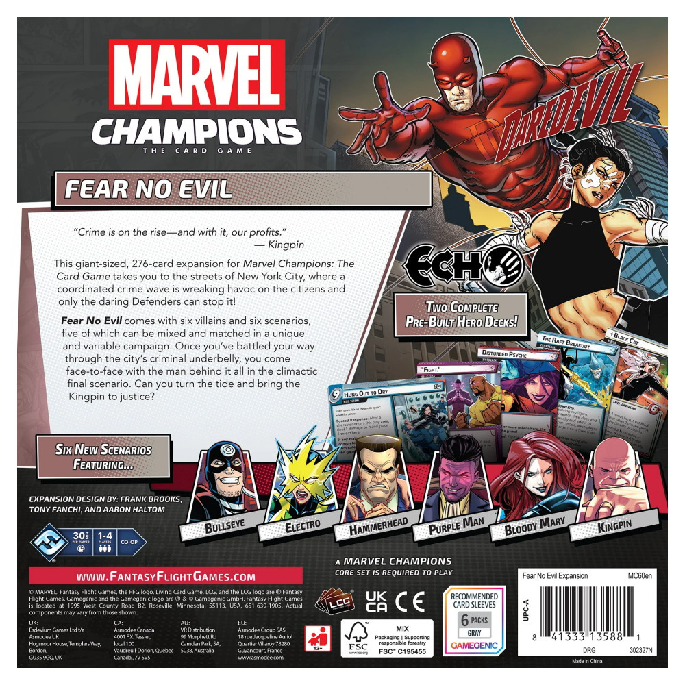 Marvel Champions TCG: Fear No Evil Expansion