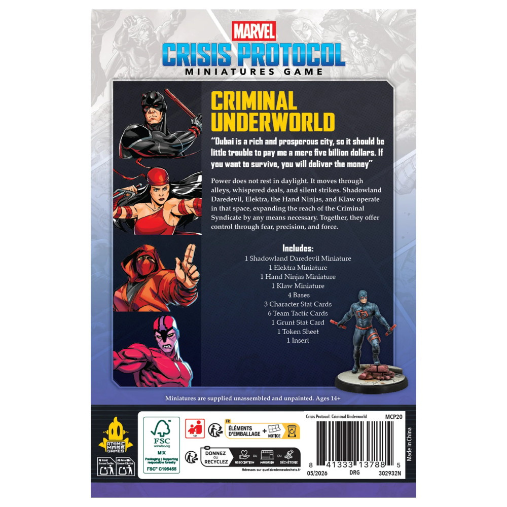 Marvel: Crisis Protocol -  Criminal Underworld (Exp.)