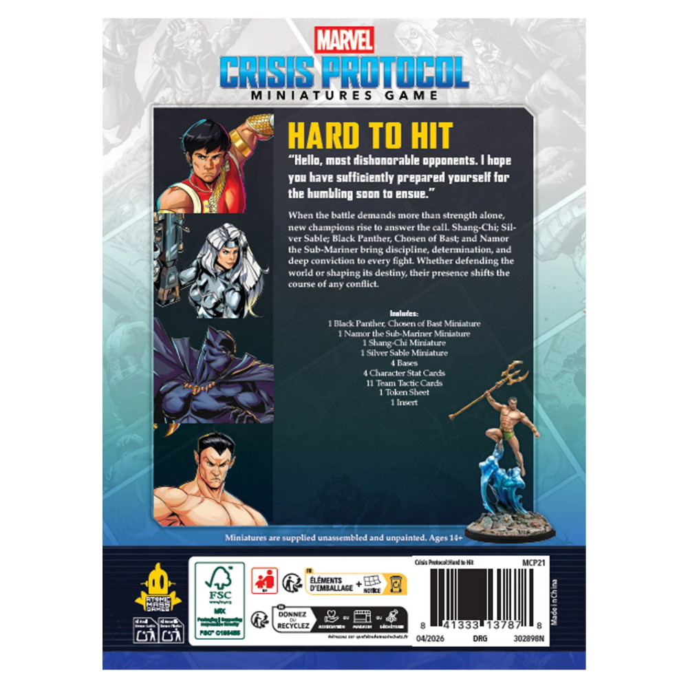 Marvel: Crisis Protocol -  Hard to Hit Affiliation Pack (Exp.)