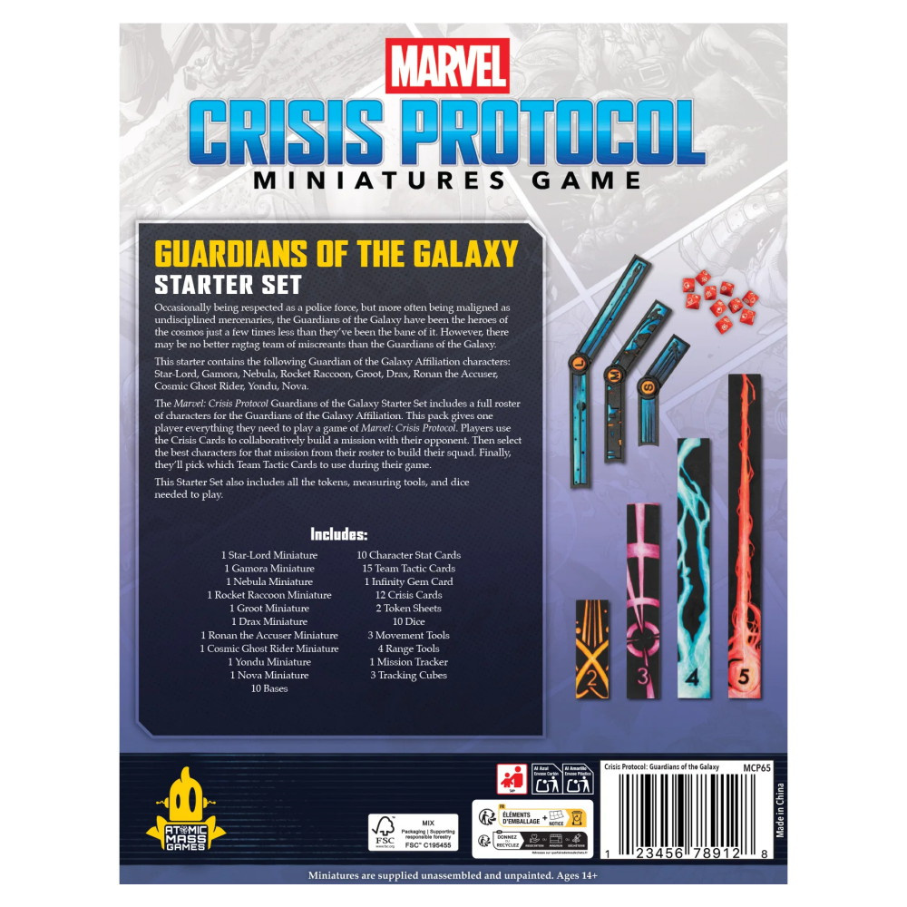 Marvel: Crisis Protocol -  Guardians of the Galaxy Starter Set (Exp.)