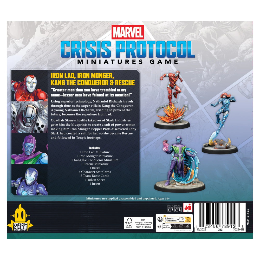 Marvel: Crisis Protocol -  Iron Lad, Iron Monger, Kang the Conqueror and Rescue (Exp.)