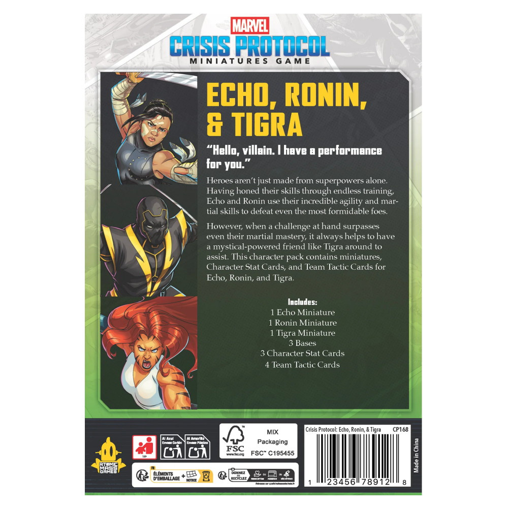 Marvel: Crisis Protocol -  Echo, Ronin and Tigra (Exp.)