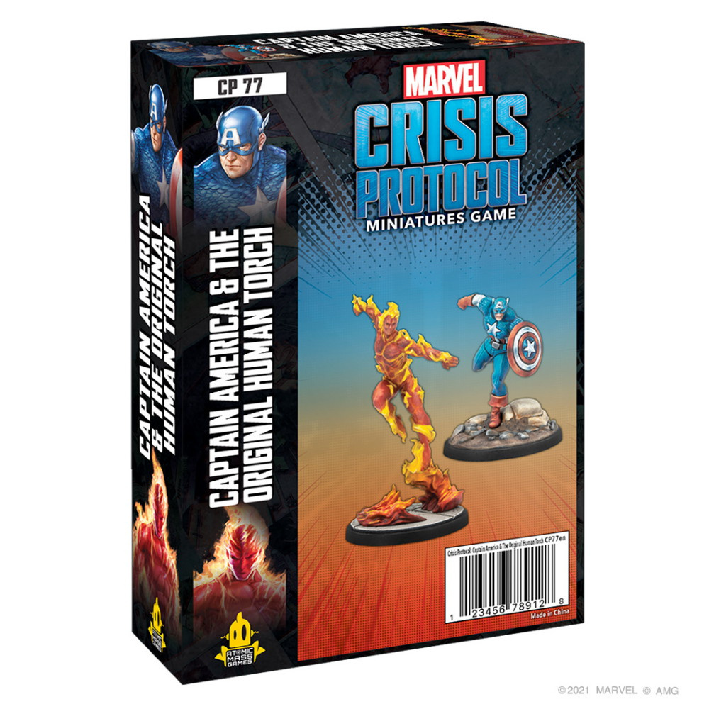 Marvel: Crisis Protocol - Captain America and Original Human Torch (Exp.)