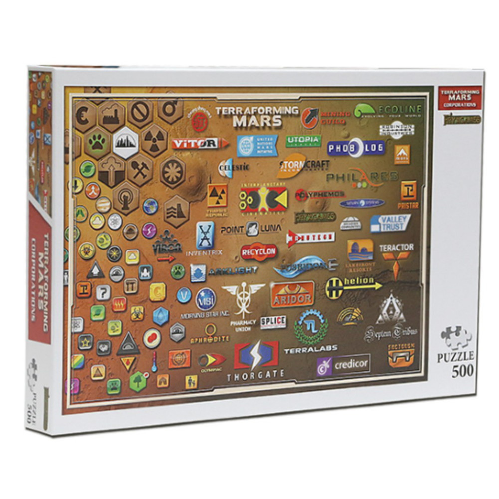 Trefl Pussel - Terraforming Mars Corporations 500 Bitar
