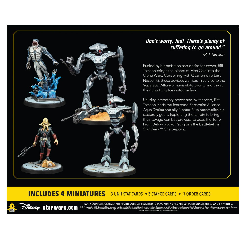 Star Wars: Shatterpoint - Terror From Below Squad Pack (Exp.)