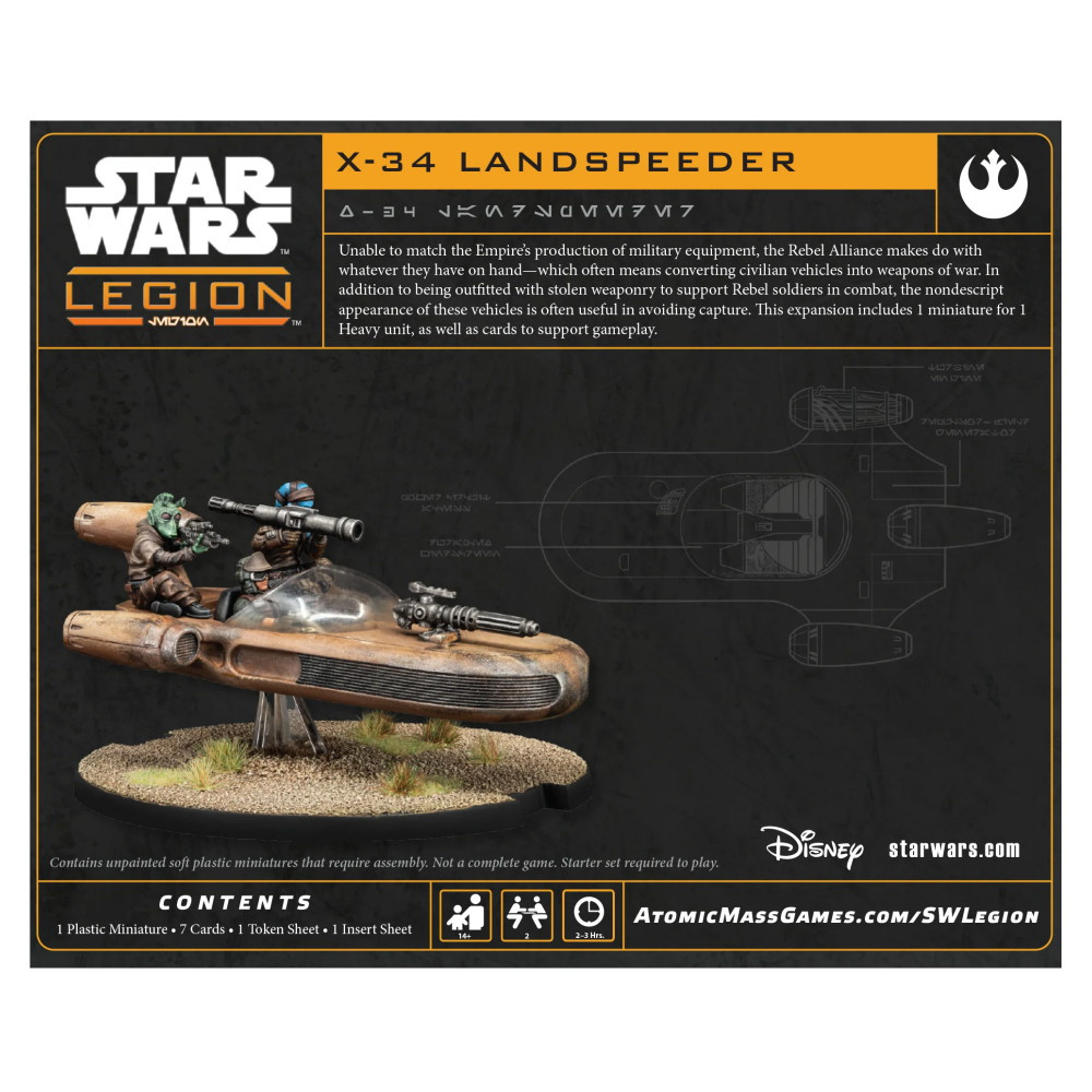 Star Wars: Legion - X-34 Landspeeder (Exp.)
