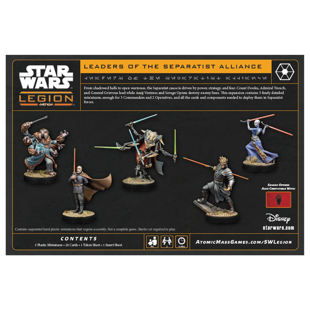 Star Wars: Legion - Leaders of the Separatist Alliance (Exp.)