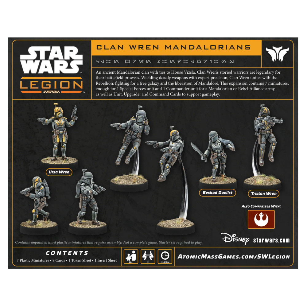 Star Wars: Legion - Clan Wren Mandalorians (Exp.)