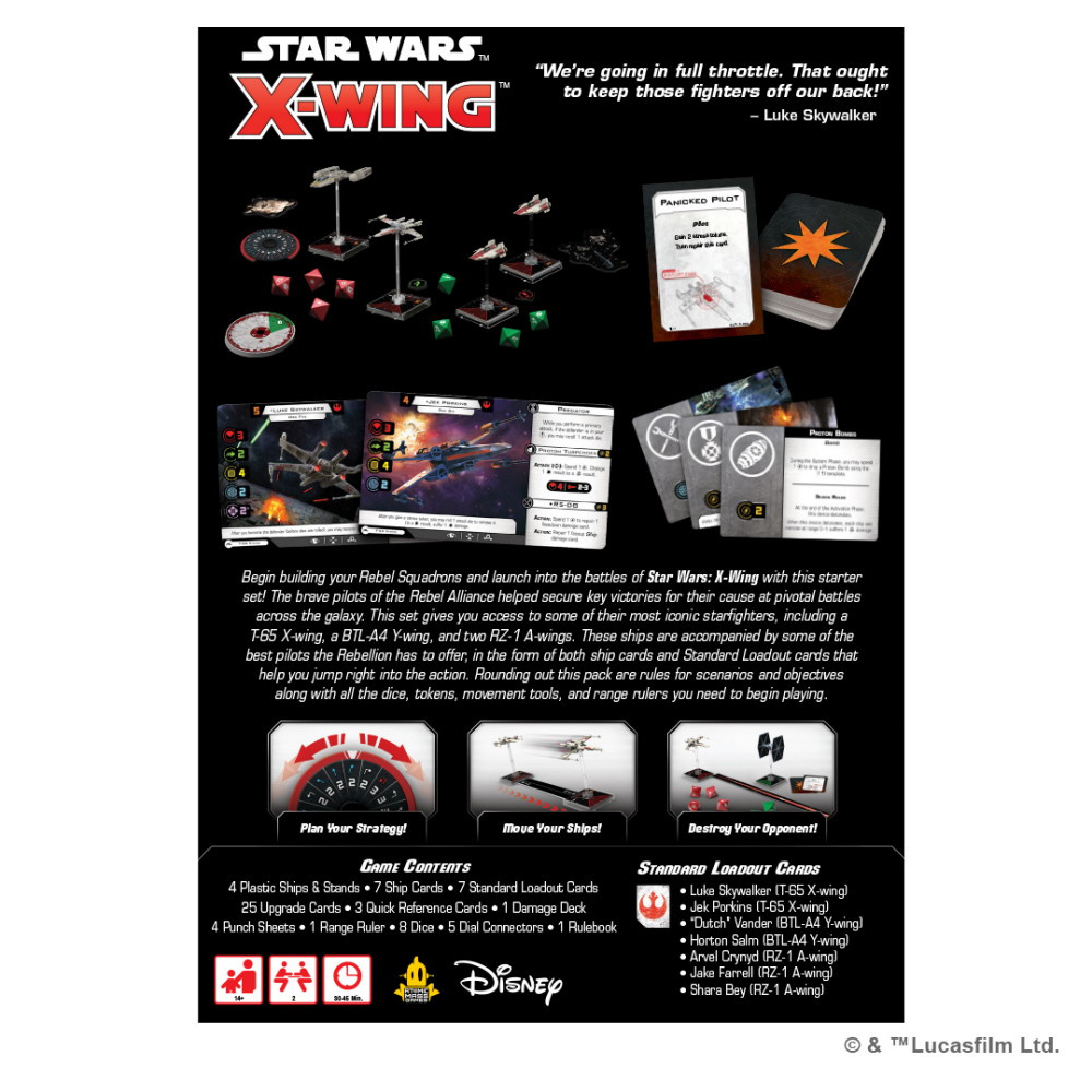 Star Wars: X-Wing - Rebel Alliance Squadron Starter Pack (Exp.)