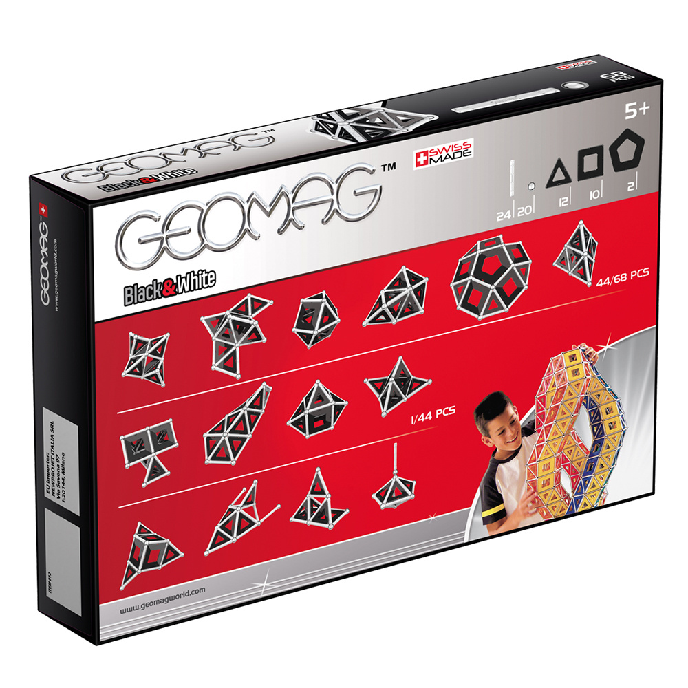 Geomag Black & White - 68 Bitar
