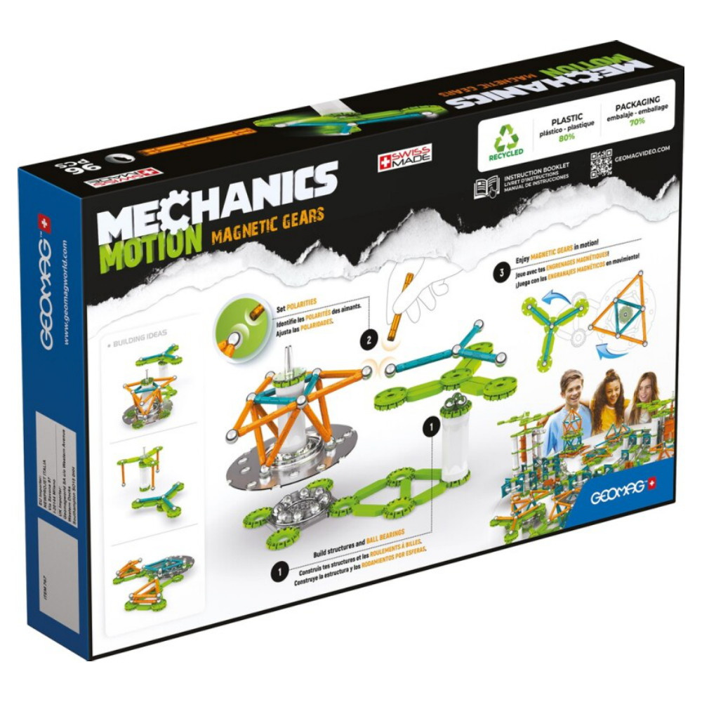 Geomag Mechanichs - Magnetic Gears 96 Delar