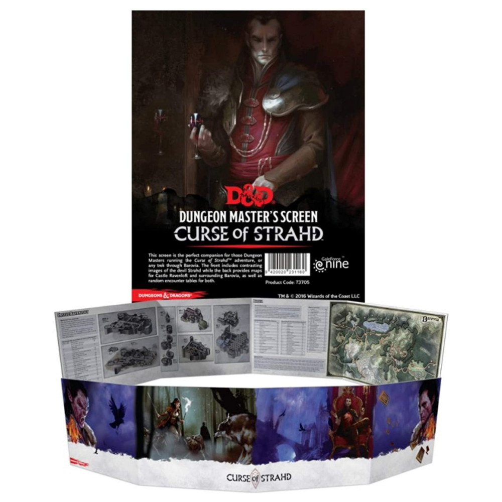Dungeons & Dragons: Curse of Strahd DM Screen