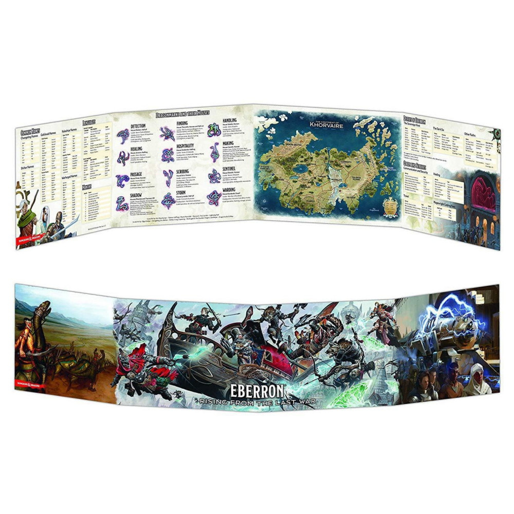Dungeons & Dragons: Eberron - Rising from the Last War DM Screen