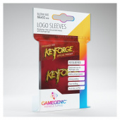 Keyforge Logo Sleeves 66 x 92 mm - Red