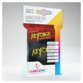 Keyforge Logo Sleeves 66 x 92 mm - Black Keyforge Logo Sleeves 66 x 92 mm - Black