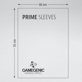 GameGenic Prime Sleeves Green 64 x 89 mm
