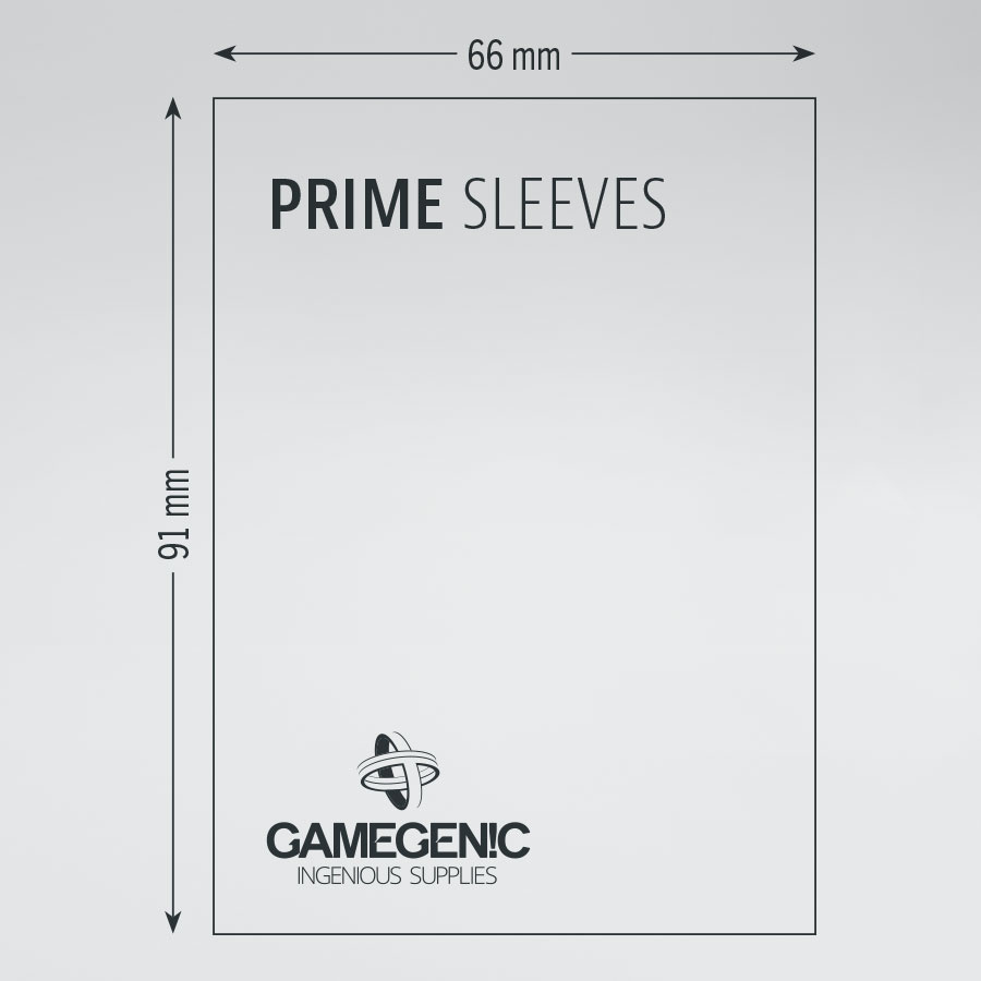 GameGenic Prime Double Sleeves Pack 64 x 89 Black
