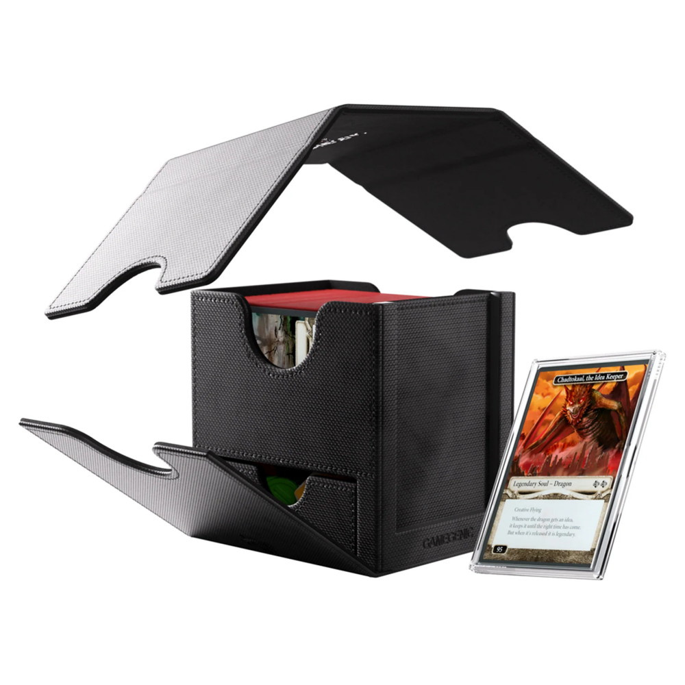 GameGenic Sidekick Pro 100+ XL Convertible Deck Box - Black