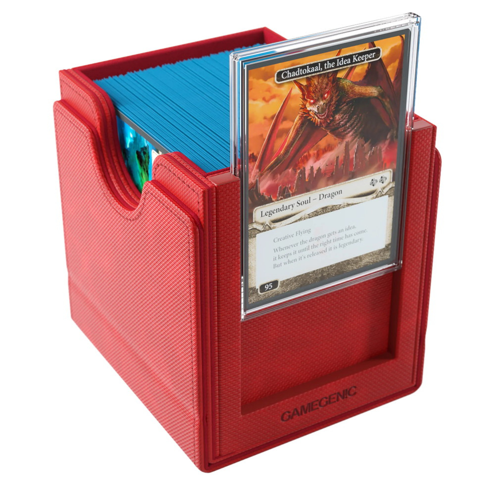 GameGenic Sidekick Pro 100+ XL Convertible Deck Box - Red