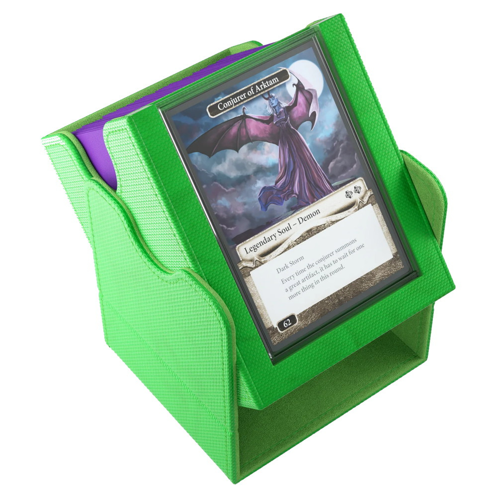 GameGenic Squire PLUS 100+ XL Convertible Deck Box - Green