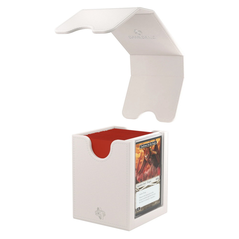 GameGenic Squire PLUS 100+ XL Convertible Deck Box - White