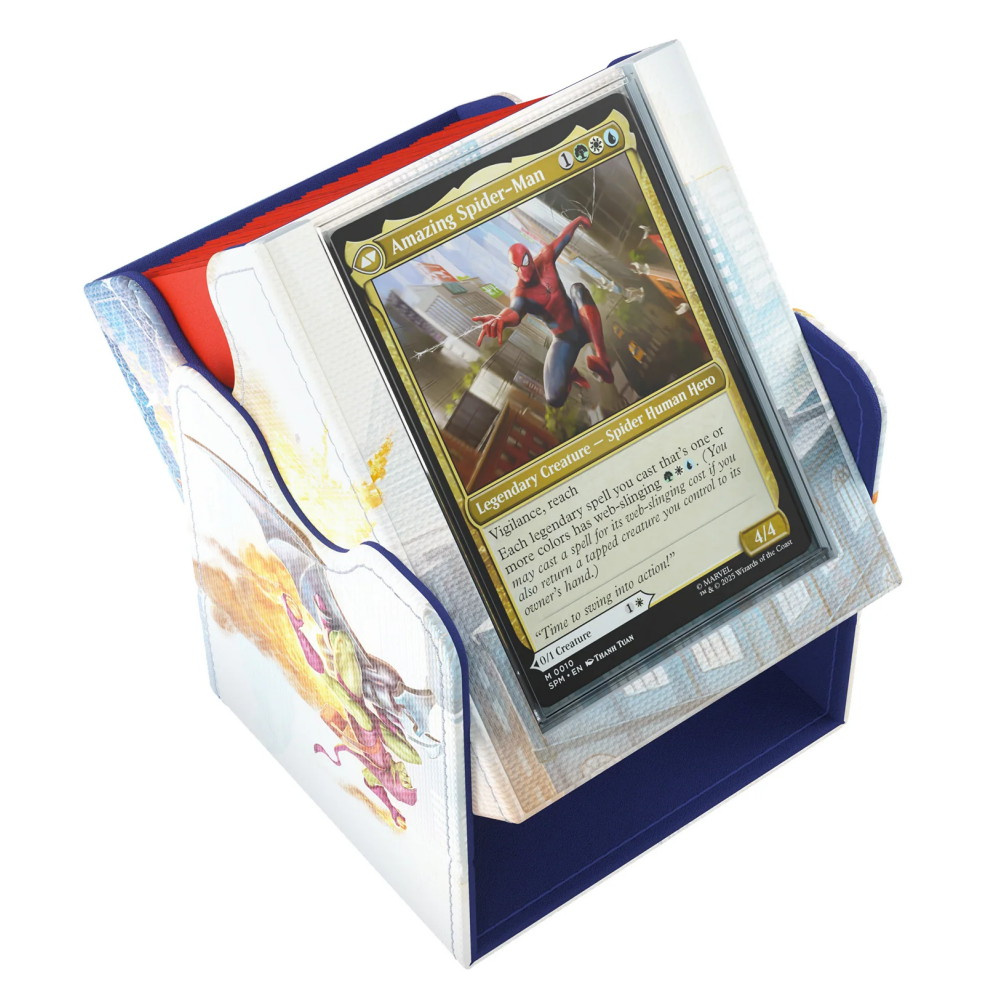 Magic Squire PLUS 100+ XL Convertible Deck Box - Spider-Man