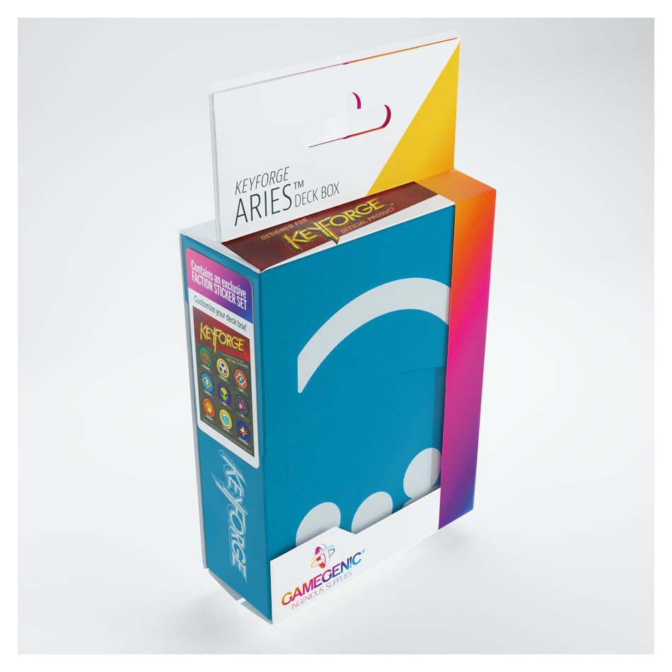 Keyforge Aries Deck Box - Blue