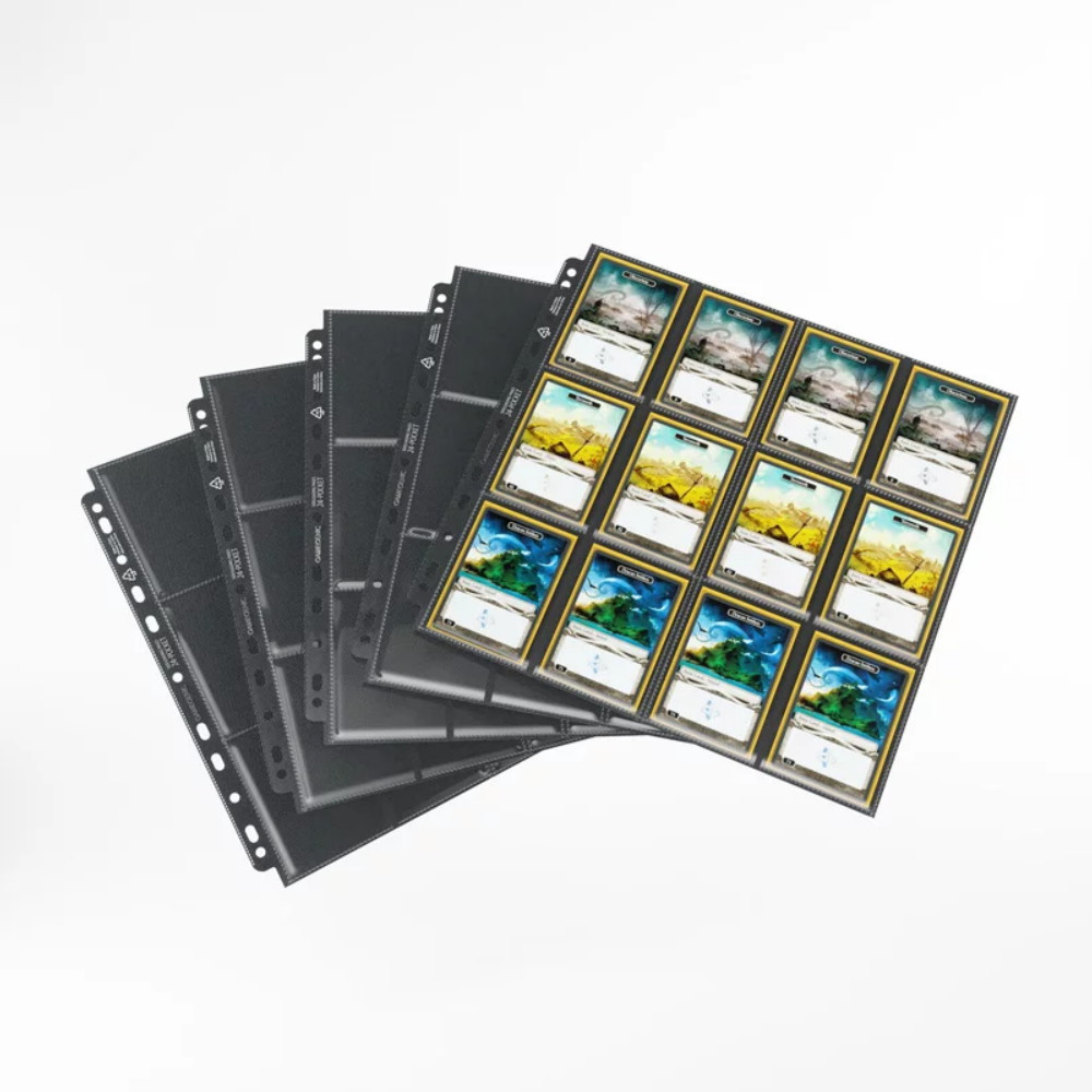 24-Pocket Side-Loading Pages - Black (10-Pack)