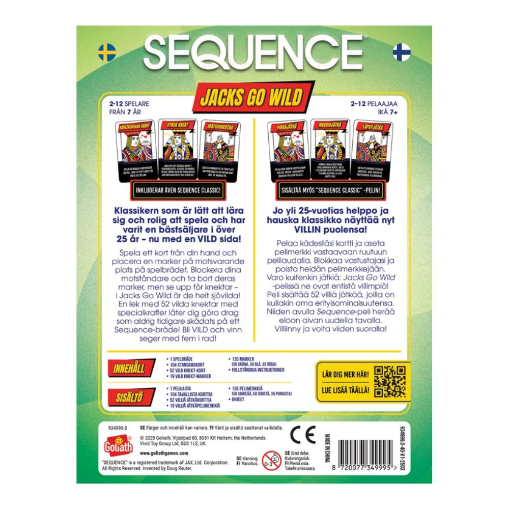 Sequence Jacks Go Wild