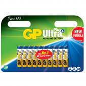 GP Ultra Plus Alkaline AAA-batteri, 24AUP/LR03, 10-pack GP Ultra Plus Alkaline AAA-batteri, 24AUP/LR03, 10-pack