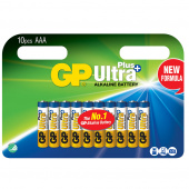 GP Ultra Plus Alkaline AAA-batteri, 24AUP/LR03, 10-pack