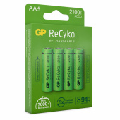 GP ReCyko AA-batteri, 2100mAh, 4-pack GP ReCyko AA-batteri, 2100mAh, 4-pack