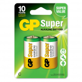GP Super Alkaline C-batteri, 14A/LR14, 2-pack GP Super Alkaline C-batteri, 14A/LR14, 2-pack