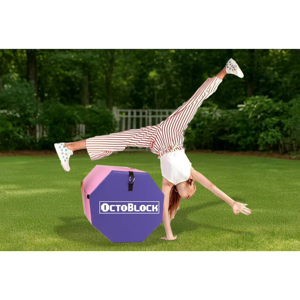 Octagon Gymnastikblock, Rosa Och Lila