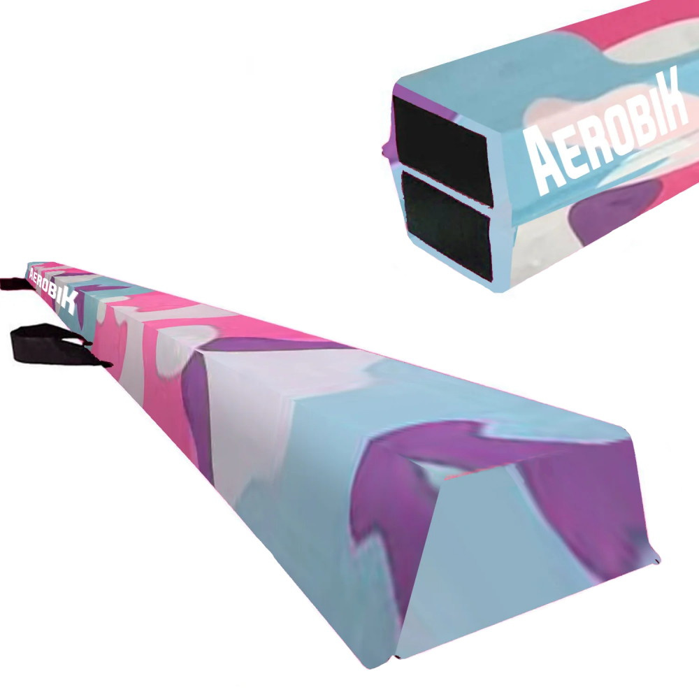 Gym Beam Pro - Gymnastikbom - Färgglad Kamouflage