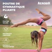 Gym Beam Pro - Gymnastikbom - Rosa Gym Beam Pro - Gymnastikbom - Rosa