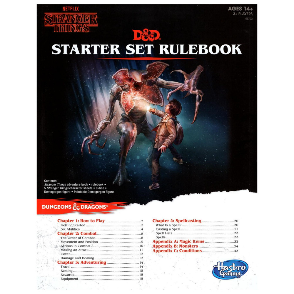 Stranger Things Dungeons & Dragons Starter Set