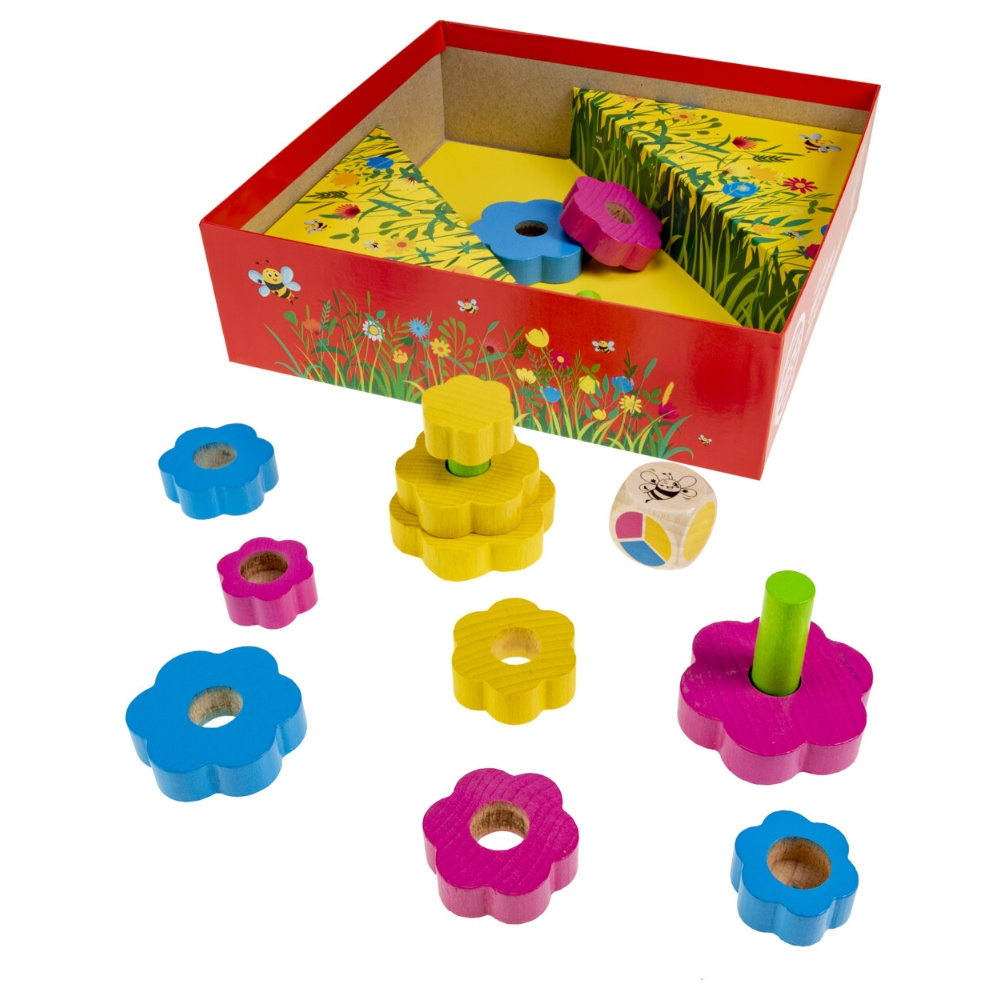 My First Game Heros Busy Bee Stacking Garden