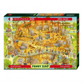 Heye Pussel: Funky Zoo - African Habitat 1000 Bitar Heye Pussel: Funky Zoo - African Habitat 1000 Bitar