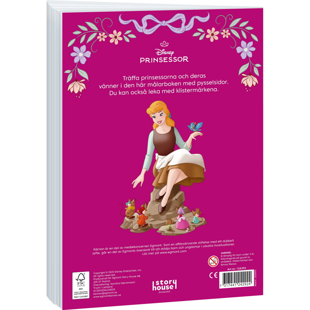 Målarbok Disney Prinsessor