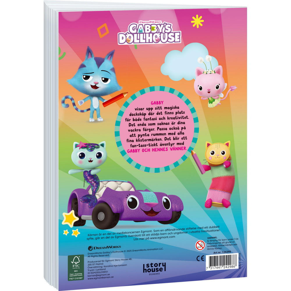 Målarbok Gabbys Dollhouse
