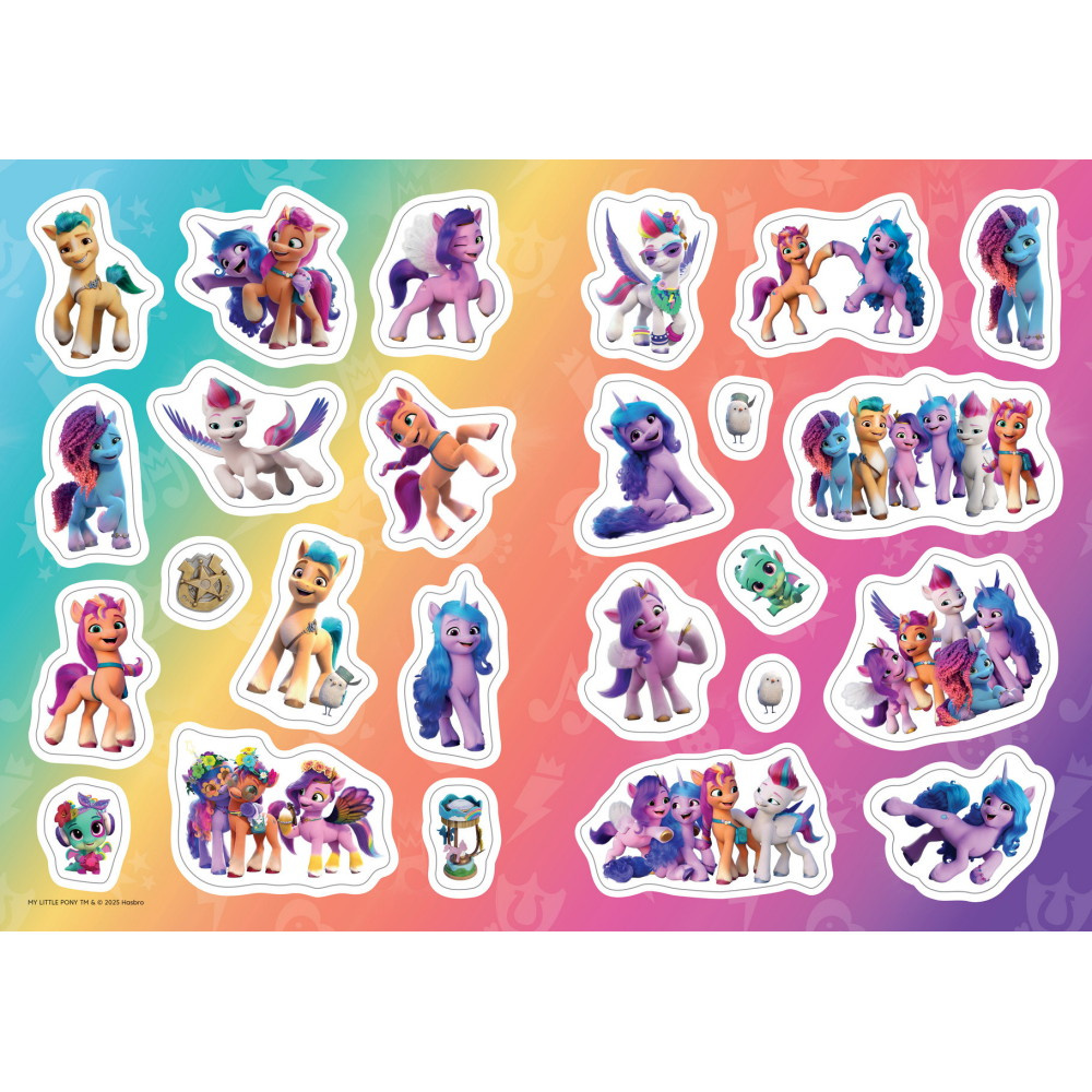 Målarbok My Little Pony Med Klistermärken
