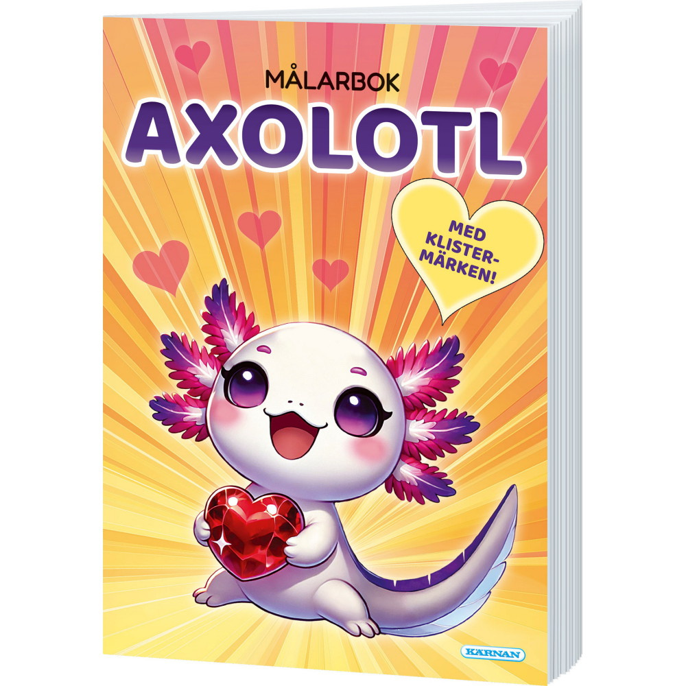Målarbok Axolotl